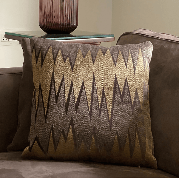 Sadyaska Decorative Ditsy Mousse Velvet 16x16 1 Pcs Cushion Cover