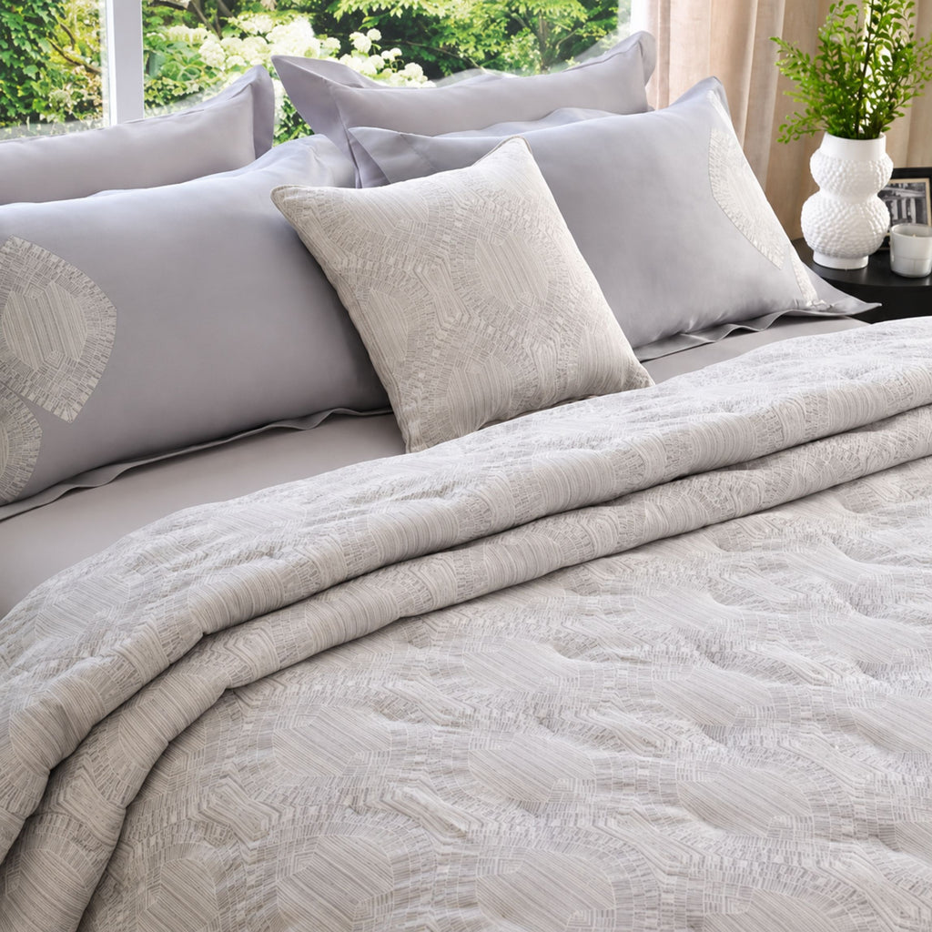 Sansaar by D’Decor Everbloom Floral Quilted Bed In A Bag 1 Pc