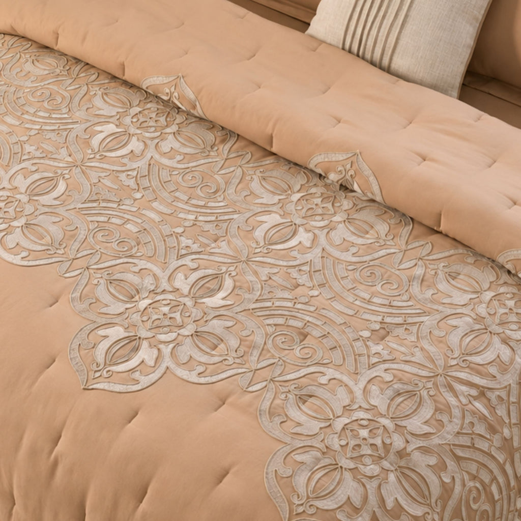 Sansaar by D’Decor Hampton Embroidered Bed In A Bag 1 Pc