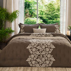 Sansaar by D’Decor Buttercup Floral Embroidered Bed In A Bag 1 Pc