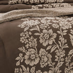 Sansaar by D’Decor Buttercup Floral Embroidered Bed In A Bag 1 Pc