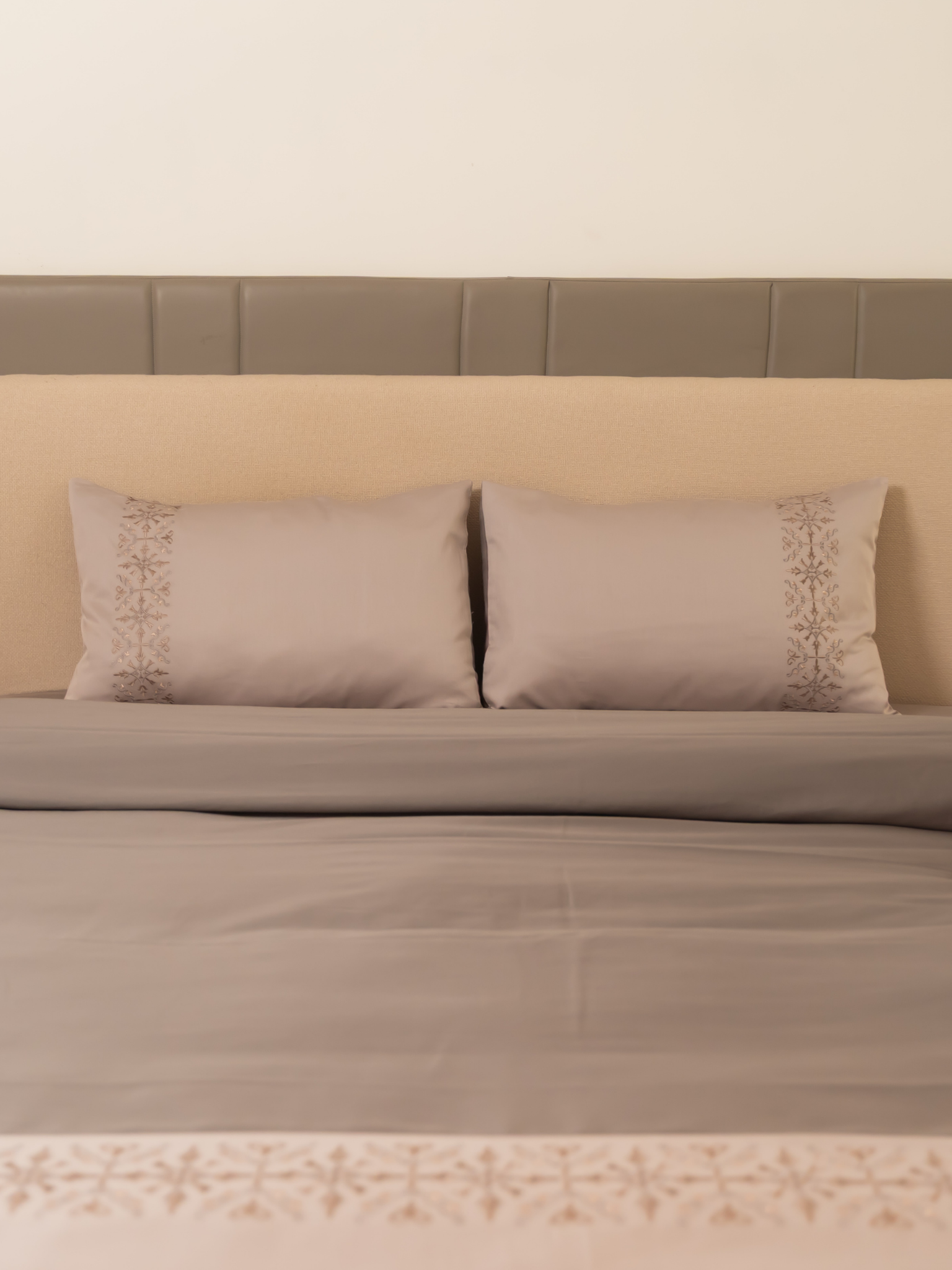 Sadyaska Luna Silver Dark Grey Dreams 1 Pcs Duvet Cover Set