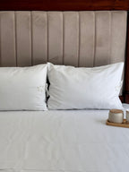 Sadyaska 1000TC Botanique Snow White Egyptian Cotton Set 1 Pcs Bedsheet
