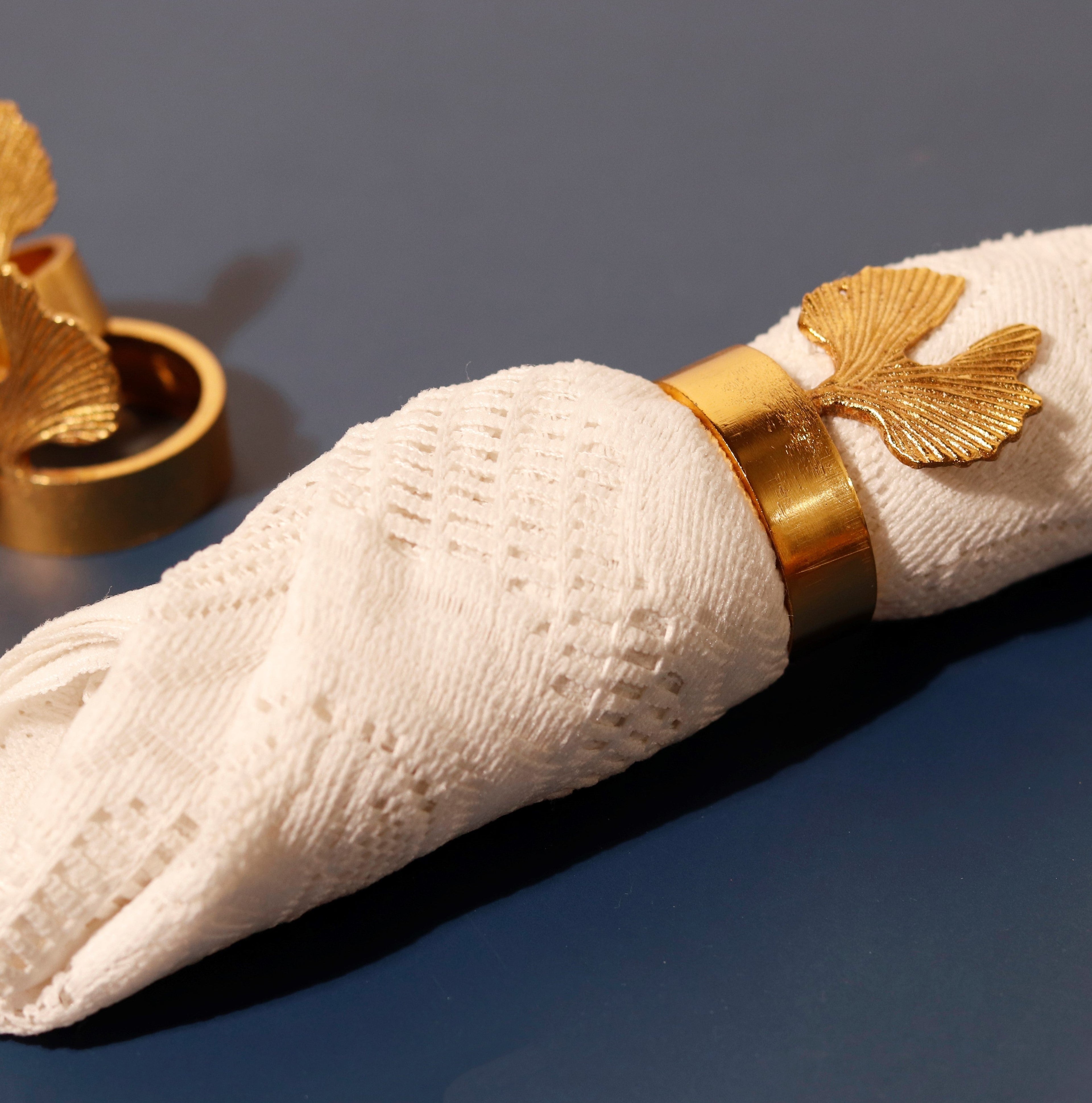 Sadyaska Gold Napkin Rings Set of Six 1 Pcs Product