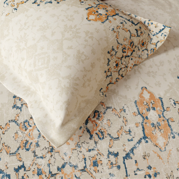D'Decor Kilim Yoruba Porsche Ethnic Digitally Printed 3-Piece Double Bedsheet Set | KM01 Porsche