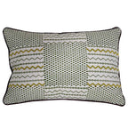 Sadyaska Embroidered Handmade Cotton Single Ivory Color (16" X 16")… 1 Pcs Cushion Cover