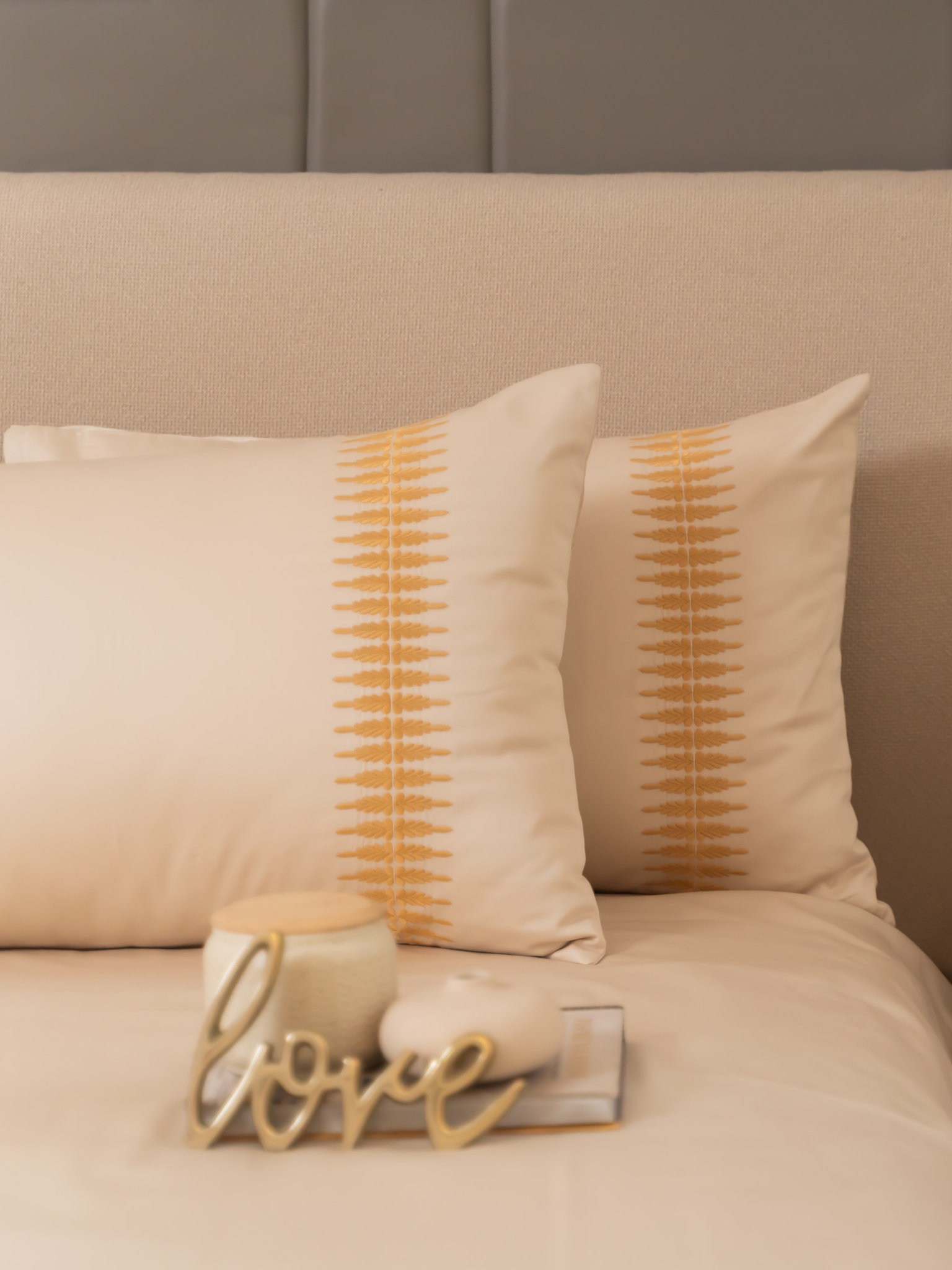 Sadyaska Stella Oats Beige Taupe Dreams 1 Pcs Duvet Cover Set