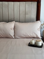 Sadyaska 1000TC Botanique Buff Egyptian Cotton Set 1 Pcs Bedsheet