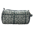 Sadyaska Grey Printed Cotton Medium Size ed Wedding Jewelry Pouch / Cosmetic / Make Up Case Multifunction Storage 1 Pcs Quilt