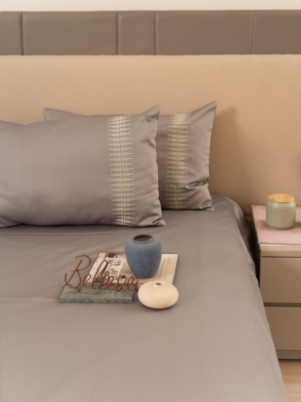 Sadyaska Stella Slate Sage Green Dreams 1 Pcs Duvet Cover Set