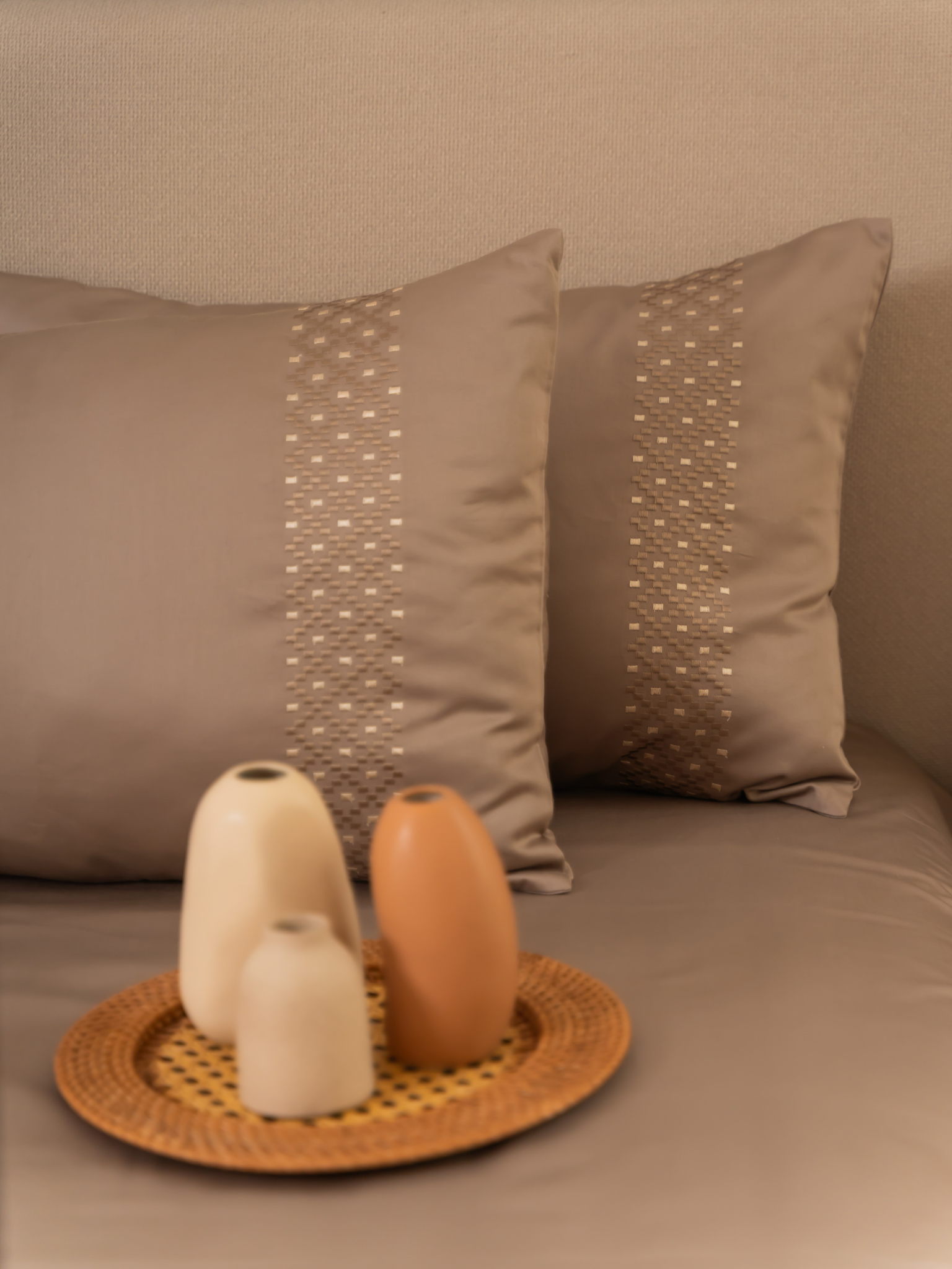 Sadyaska Tessa Mocha Beige Dreams 1 Pcs Duvet Cover Set
