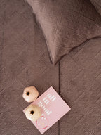 Sadyaska Fiona Mousse Velvet Set 1 Pcs Bedspread