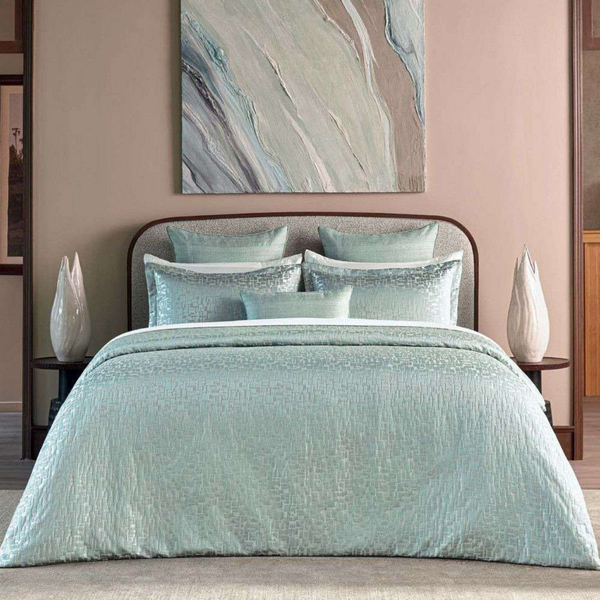 D'Decor Bedsuites Crystal Loom Spa Luxury 6-Piece Bedding Gift Set | Premium Embroidered Duvet Cover & Double Bedsheet | KP46 Spa