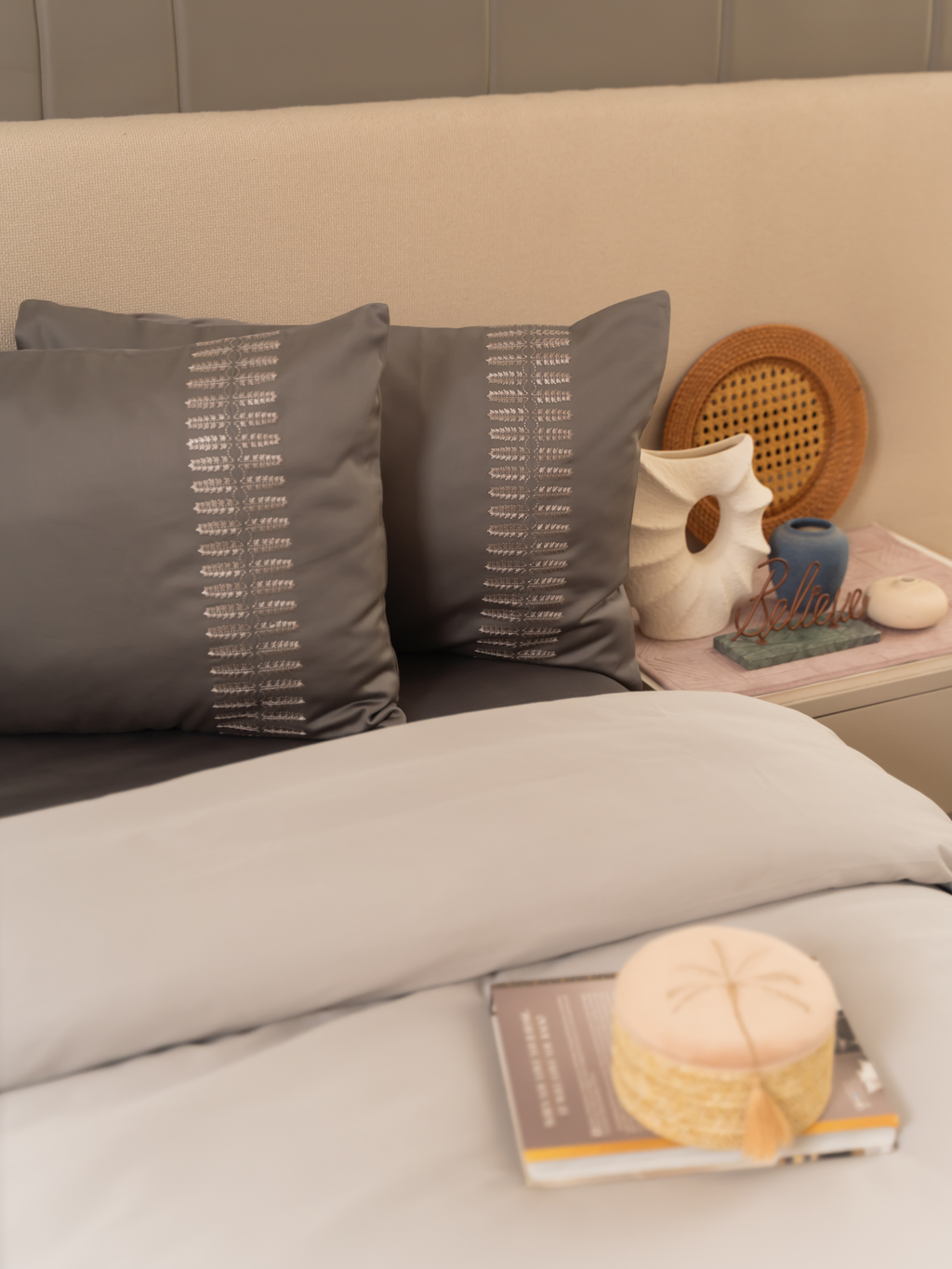 Sadyaska Elise Elephant Grey Sandstone Grey Dreams 1 Pcs Duvet Cover