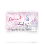 D'Decor Little Bratz Paris Amour | Blush Pink Eiffel Tower & Travel Sketch Print 100% Cotton Kids Bedsheet Set