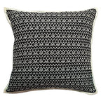 Sadyaska Powerloom Reversible Jacquard Sofa Chair Decorative Woven Zipper Cushion Case 16x16 1 Pcs Cushion Cover