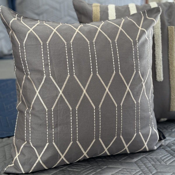 Sadyaska Modex Cotton Embroidered Dark Grey 16