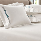 Sansaar by DDdecor Bedsheet with 2 Pillow Covers - Snicket Chalk - Printed Design - 1 Pc