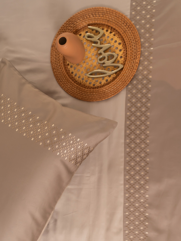 Sadyaska Tessa Mocha Beige Dreams 1 Pcs Duvet Cover