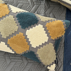 Sadyaska Nicobar Cotton Embroidered (Size : 12"X18") 1 Pcs Cushion Cover