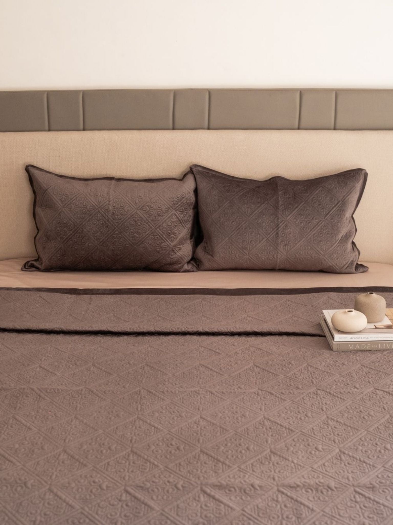 Sadyaska Fiona Mousse Velvet Set 1 Pcs Bedspread