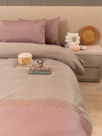 Sadyaska Tessa Old Rose Olive Grey Dreams 1 Pcs Duvet Cover Set