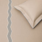 Sansaar by DDdecor Large Bedsheet Set with 2 Pillow Covers - Accord - Birch - Embroidered - 1 Pc