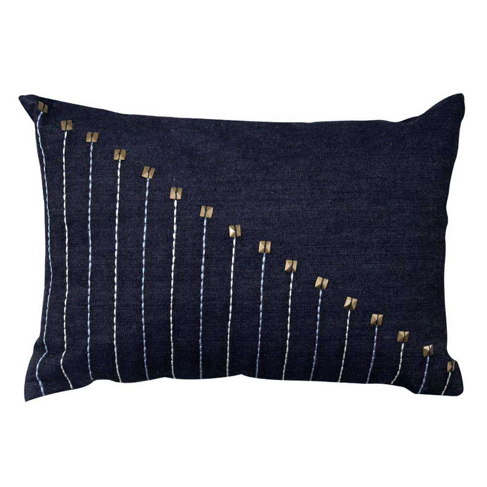 Sadyaska Virginia Denim 12X18(Inch) 1 Pcs Cushion Cover