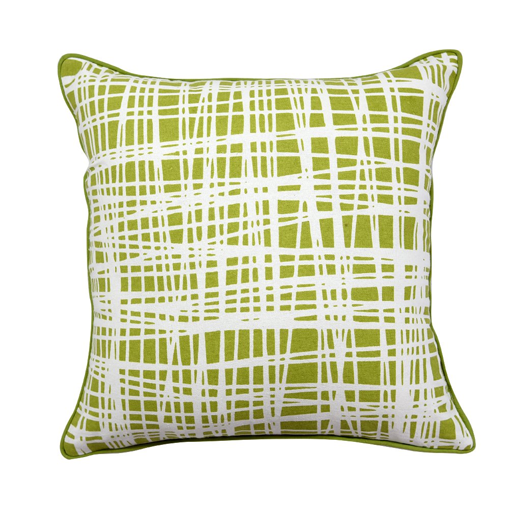 Sadyaska Indefinite Lined Geometric Pattern 16"X16" Casement Cotton Printed 1 Pcs Cushion Cover