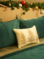 Sadyaska Bonito Emerald Green Velvet Sage Tencel Christmas 1 Pcs Bedding Set