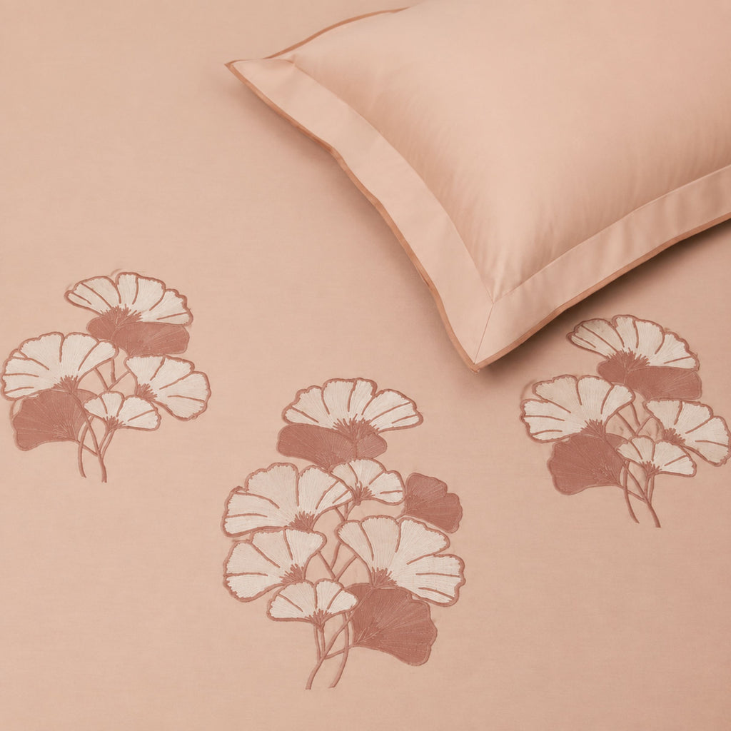 Sansaar by DDdecor Large Bedsheet Set with 2 Pillow Covers - Ginka - Tuscany - Embroidered - 1 Pc
