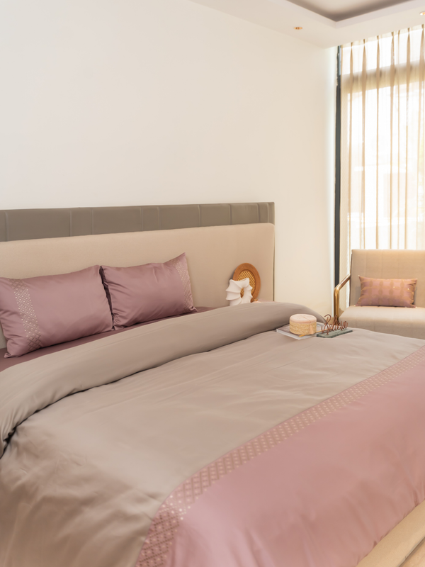 Sadyaska Tessa Old Rose Olive Grey Dreams 1 Pcs Duvet Cover