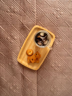 Sadyaska Isla Buff Velvet Set 1 Pcs Bedspread