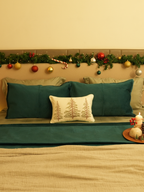 Sadyaska Bonito Emerald Green Velvet Sage Tencel Christmas 1 Pcs Bedding Set