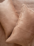 Sadyaska Isla Buff Velvet Set 1 Pcs Bedspread