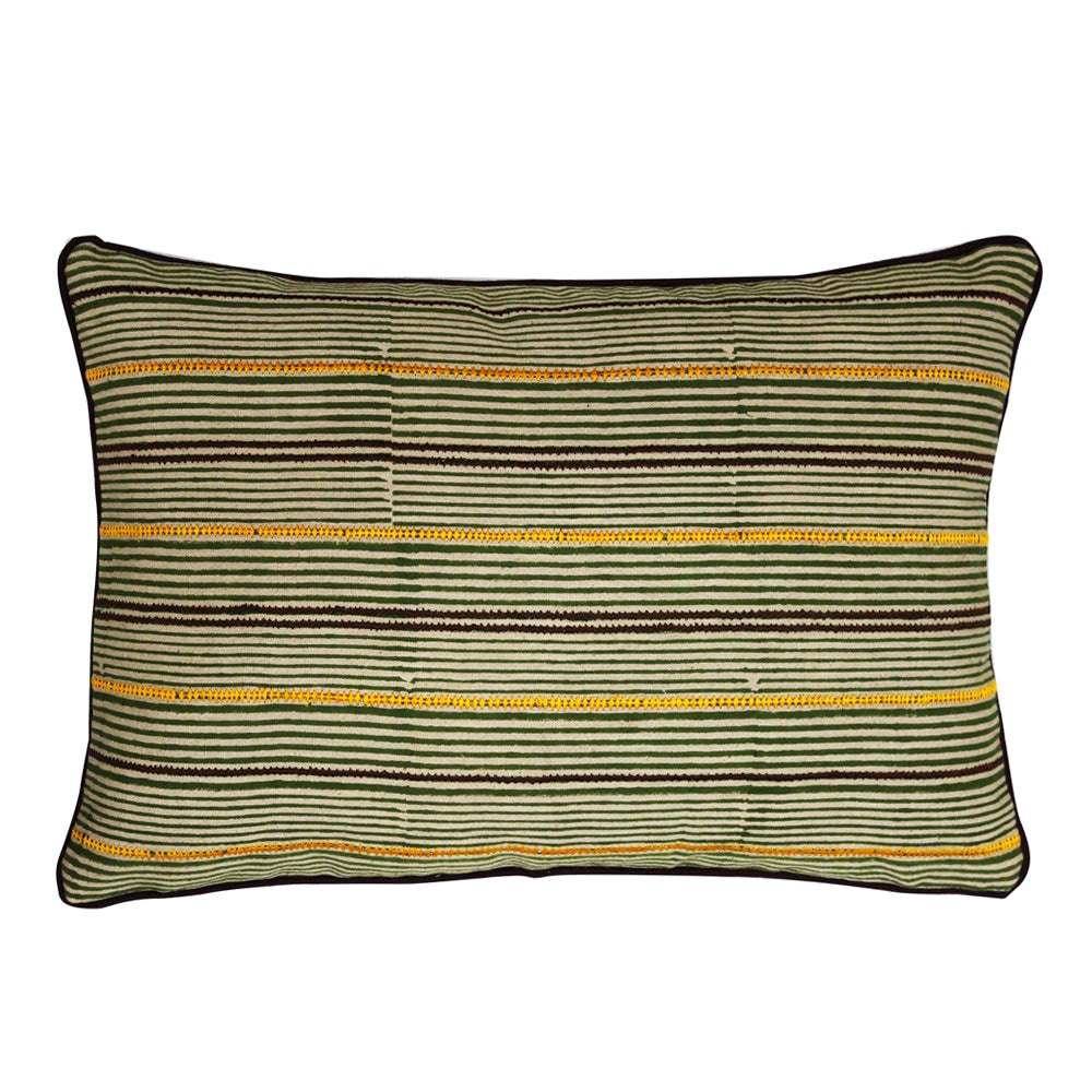 Sadyaska Multi Color Handmade Cotton (12" X 18")… 1 Pcs Cushion Cover