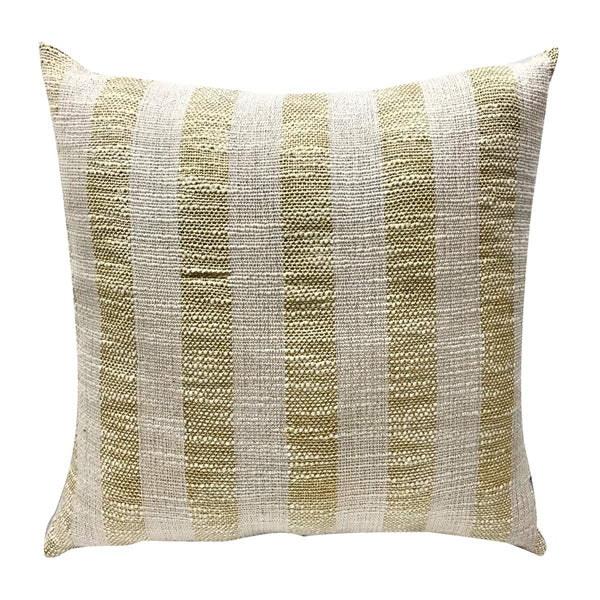 Sadyaska Decorative Hand Weaving Sofa Pillow Golden & Beige 16x16 1 Pcs Cushion Cover