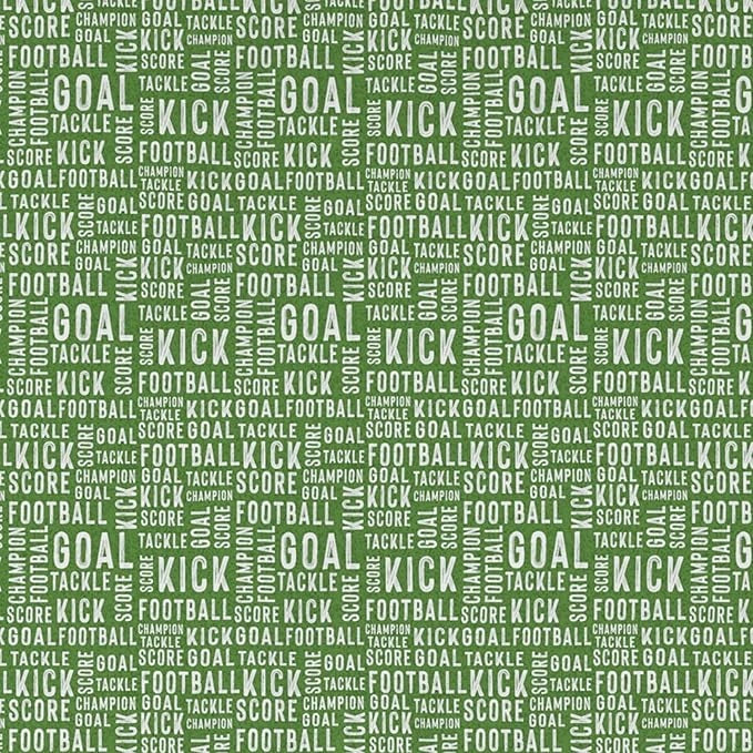 D'Decor Little Bratz Goal Striker | Football Field Green Sports Graphic Print 100% Cotton Kids Bedsheet Set