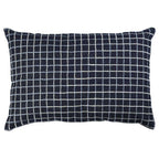 Sadyaska Florida Denim Embroidered Geometric Denim Sofa Cushion Pillow Case 12" X 18"… 1 Pcs Cushion Cover