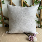 Sadyaska Dark Grey and Grey Quilted Reversible Cotton 1 Pcs Euro Sham