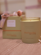 Sadyaska Happy Time Scented Candle -Green Leather 1 Pcs Product