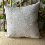 Sadyaska Dark Grey and Grey Quilted Reversible Cotton 1 Pcs Euro Sham