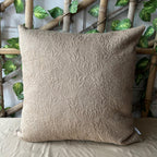 Sadyaska Khaki and Hazel Beige Quilted Reversible Cotton 1 Pcs Euro Sham