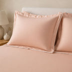 Sansaar by D'Decor Large Bedsheet Set with 2 Pillow Covers - Lilium - Candy Heart - Embroidered - 1 Pc