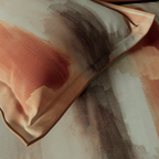 D'Decor Mirage Reverie Topaz Abstract Digitally Printed 3-Piece Double Bedsheet Set | MS05 Topaz