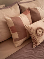 Sadyaska Adelle Old Rose and Buff 300TC Cotton 10 Pcs Bedding Set