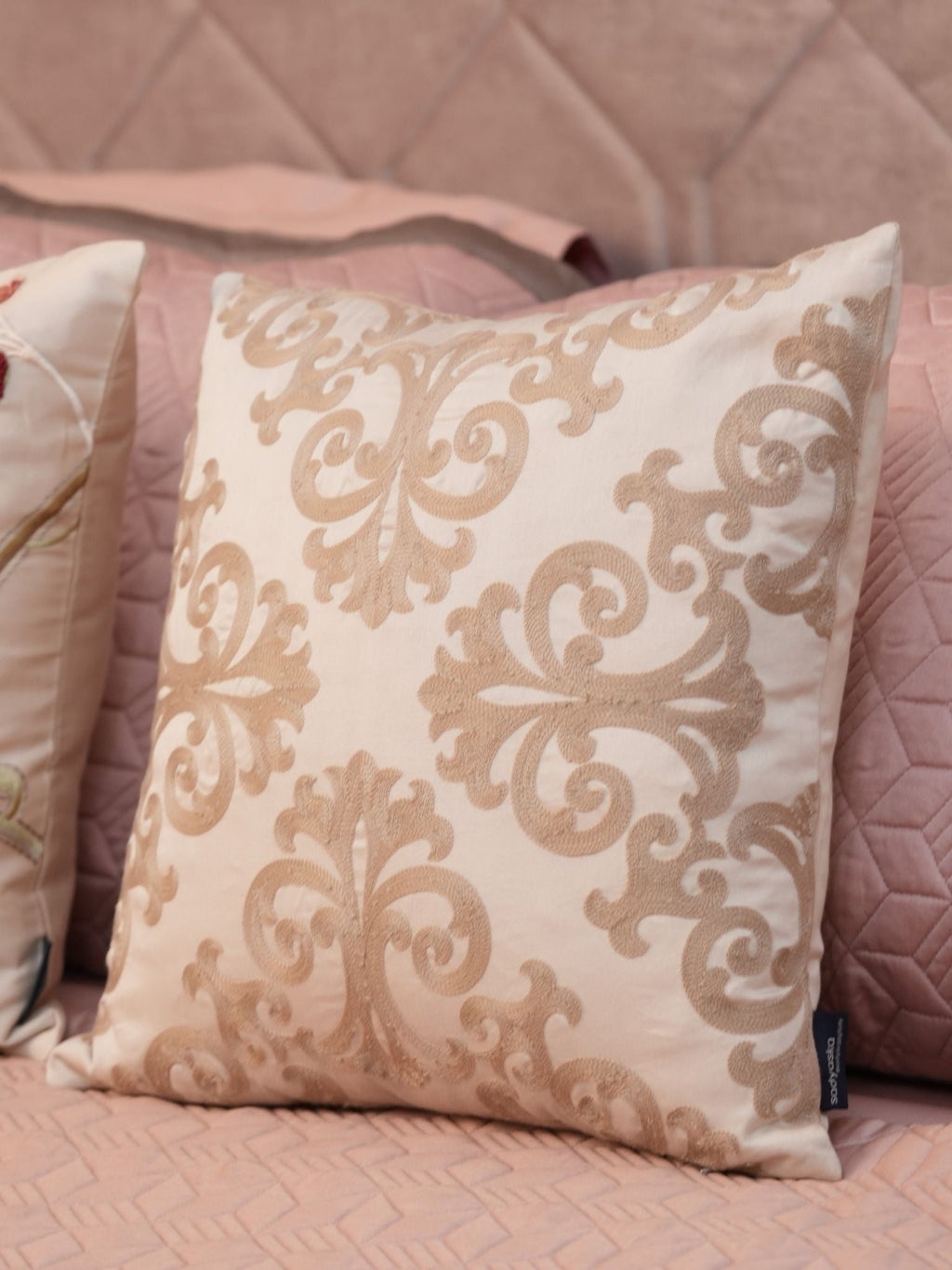 Sadyaska Adore Rose and Taupe 300TC Cotton 10 Pcs Bedding Set