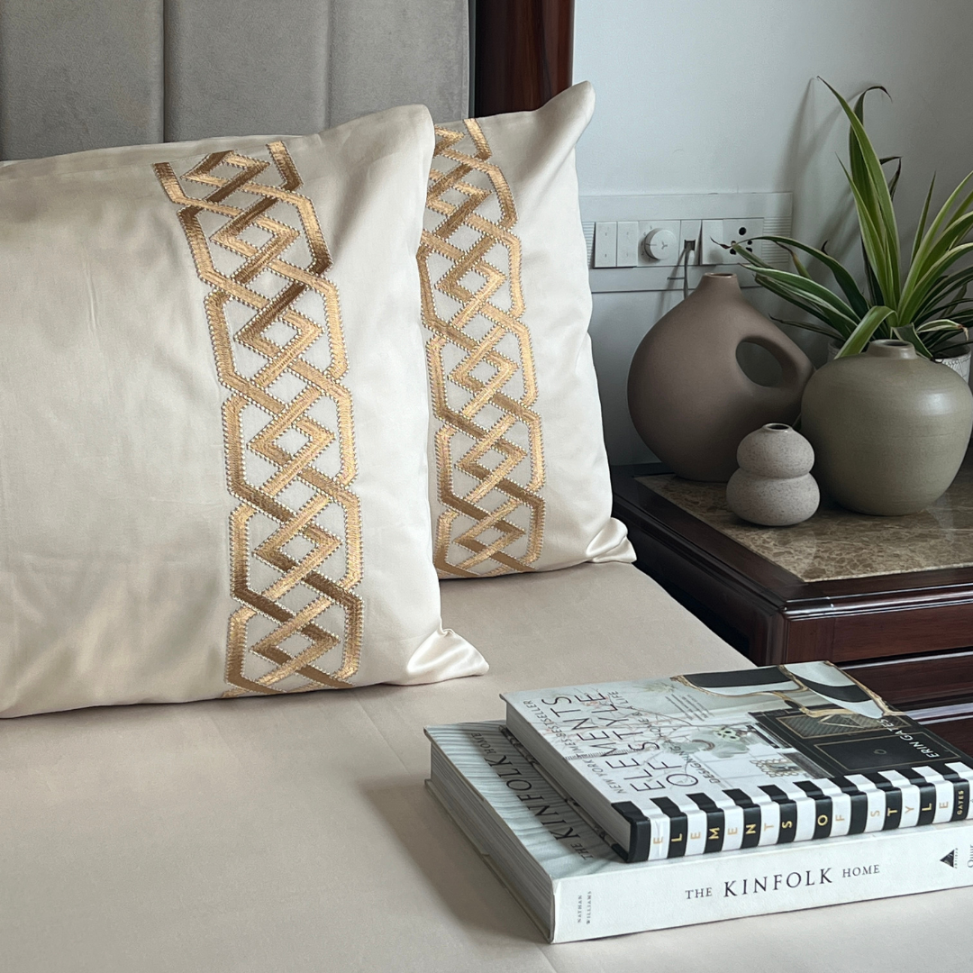 Sadyaska Austin Oats Beige Dreams 1 Pcs Bedsheet