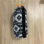 Sadyaska Black and White Cotton ed Wedding Jewelry Pouch / Cosmetic / Make Up Case Multifunction Storage 1 Pcs Quilt
