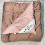 Sadyaska Brandy Rose and Old Rose 1000TC Cotton Rich Reversible Downfill 1 Pcs Quilt